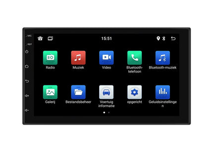2-din autoradio | 32GB | Android 13 | 7 INCH | DVL-87357