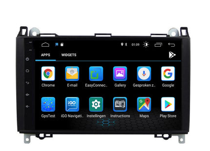 Mercedes Vito | Viano | Sprinter | CarPlay & Android Auto | Autoradio | 2004 t/m 2018 | Android 13 | 4+64GB