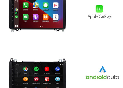 Mercedes Vito | Viano | Sprinter | CarPlay & Android Auto | Autoradio | 2004 t/m 2018 | Android 13 | 4+64GB