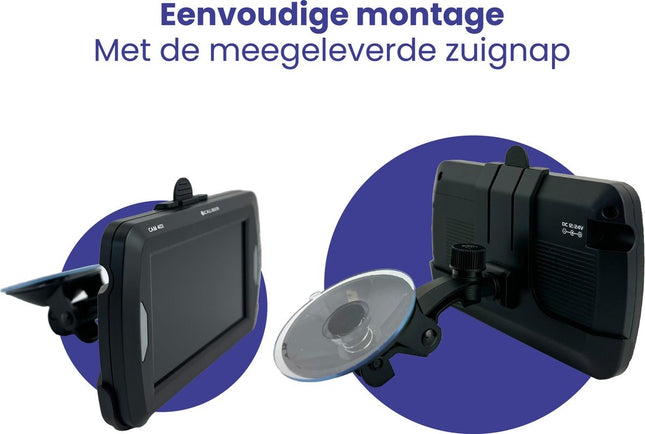 Caliber draadloze achteruitrijcamera - 4,3 Inch Scherm - Nachtzicht - Waterbestendig