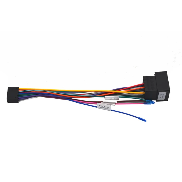 ISO kabel | 16 PIN adapter | Plug-and-Play | Universele Voedingskabel