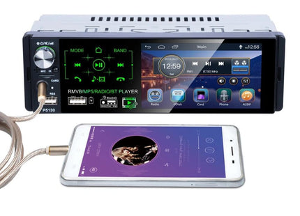 Autoradio simple DIN avec écran et caméra | Bluetooth & USB