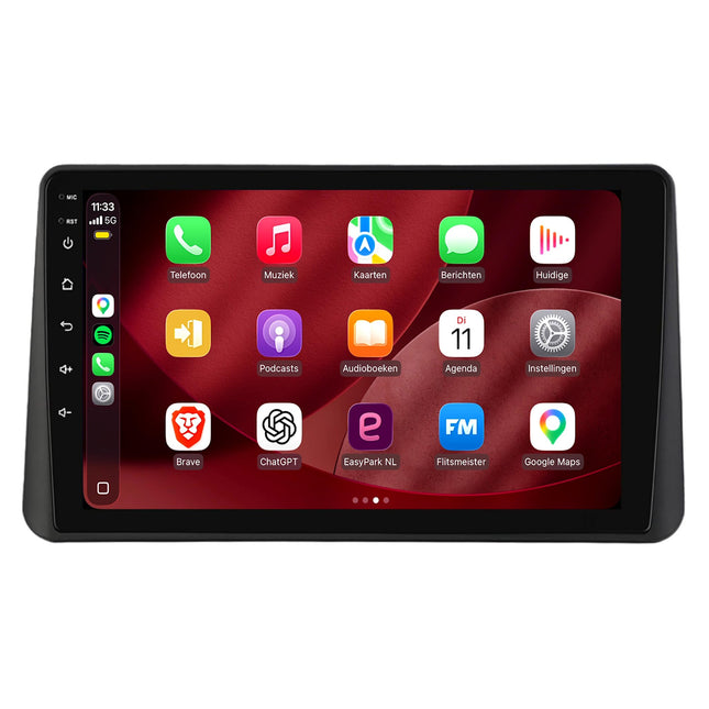 راديو CarPlay وAndroid Auto لسيارة Dacia Duster | 2024–2026 | 9 بوصات | Android 15 | CTX-7523 | مناسب أيضًا للفئة دون شاشة