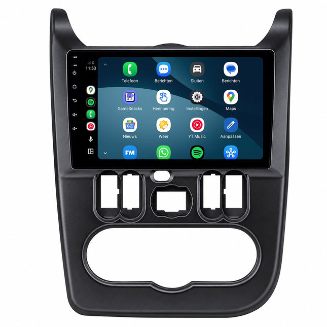 Dacia Logan CarPlay & Android Auto radio | 2010–2013 | 9 inch | Android 15 | CTX-7344