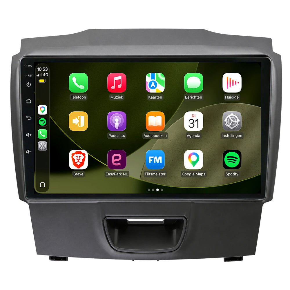 Isuzu D-Max CarPlay & Android Auto car radio | 2015–2019 | Android 13 | Davilon