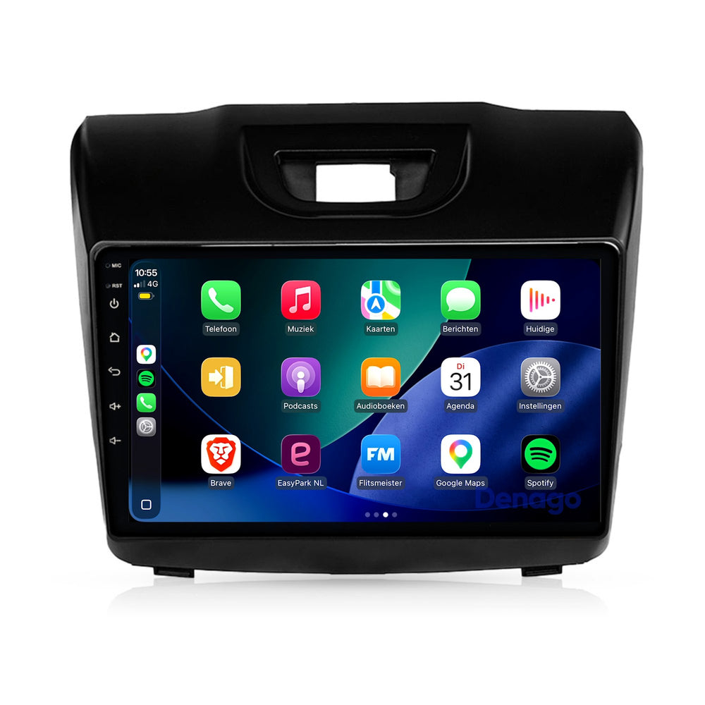 Isuzu D-Max CarPlay autoradio | 2012–2016 | Denago DNG-A516 | 9 inch | Android 16 | Draadloos CarPlay & Android Auto