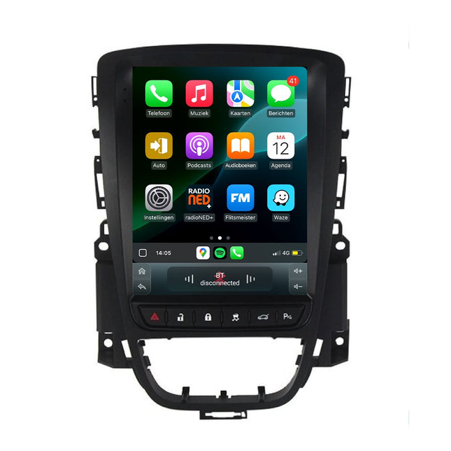 Cartronix Opel Astra J | 2009–2015 | راديو سيارة مع نظام ملاحة | Apple CarPlay وAndroid Auto | Android 13 | شاشة HD كبيرة | CTX-9013