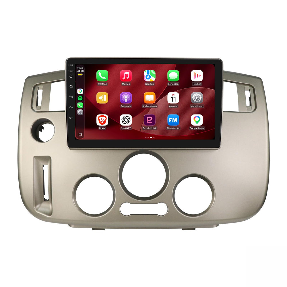 Renault Scenic 2 CarPlay og Android Auto-bilradio | 2003–2009 | 9 tommer | Android 15 | CTX-7520