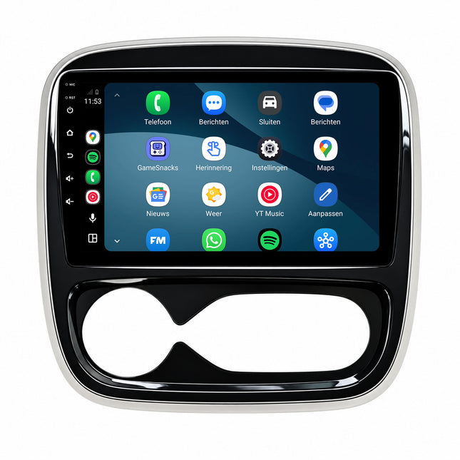 راديو سيارة Nissan NV300 مع CarPlay وAndroid Auto | 2016–2021 | 9 بوصات | Android 15