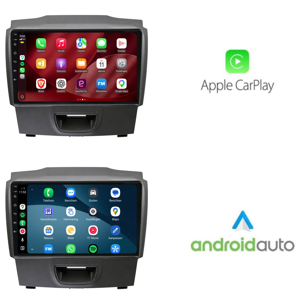 Chevrolet S10 CarPlay & Android Auto car radio | 2015–2019 | 9 inch | Android 15 | CTX-7518