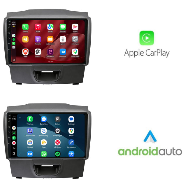 راديو CarPlay وAndroid Auto لسيارة Chevrolet S10 | 2015–2019 | 9 بوصات | Android 15 | CTX-7518