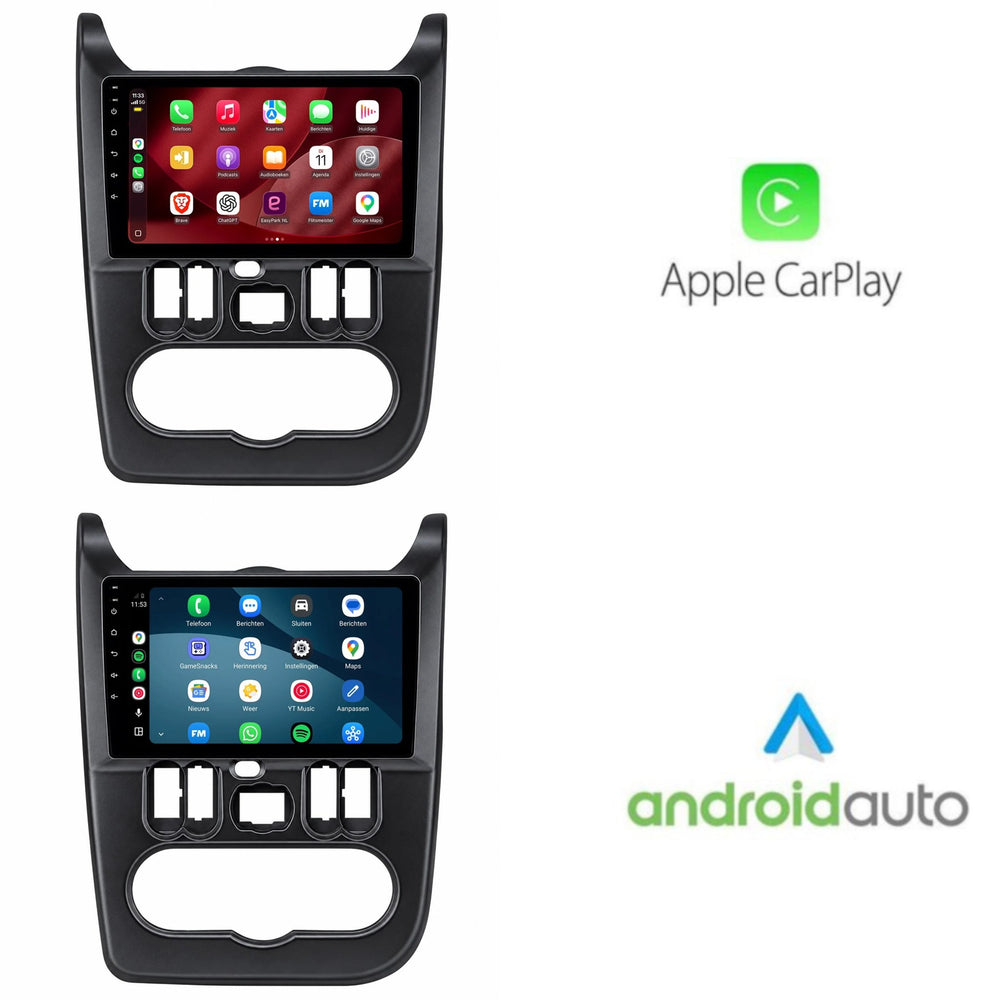 Dacia Logan CarPlay & Android Auto radio | 2010–2013 | 9 inch | Android 15 | CTX-7344