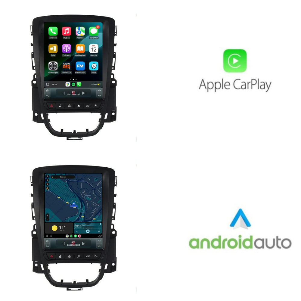 Cartronix Opel Astra J | 2009–2015 | راديو سيارة مع نظام ملاحة | Apple CarPlay وAndroid Auto | Android 13 | شاشة HD كبيرة | CTX-9013