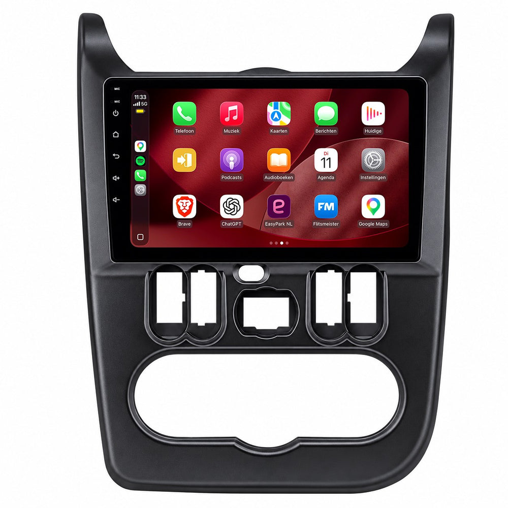 Dacia Logan CarPlay & Android Auto radio | 2010–2013 | 9 inch | Android 15 | CTX-7344