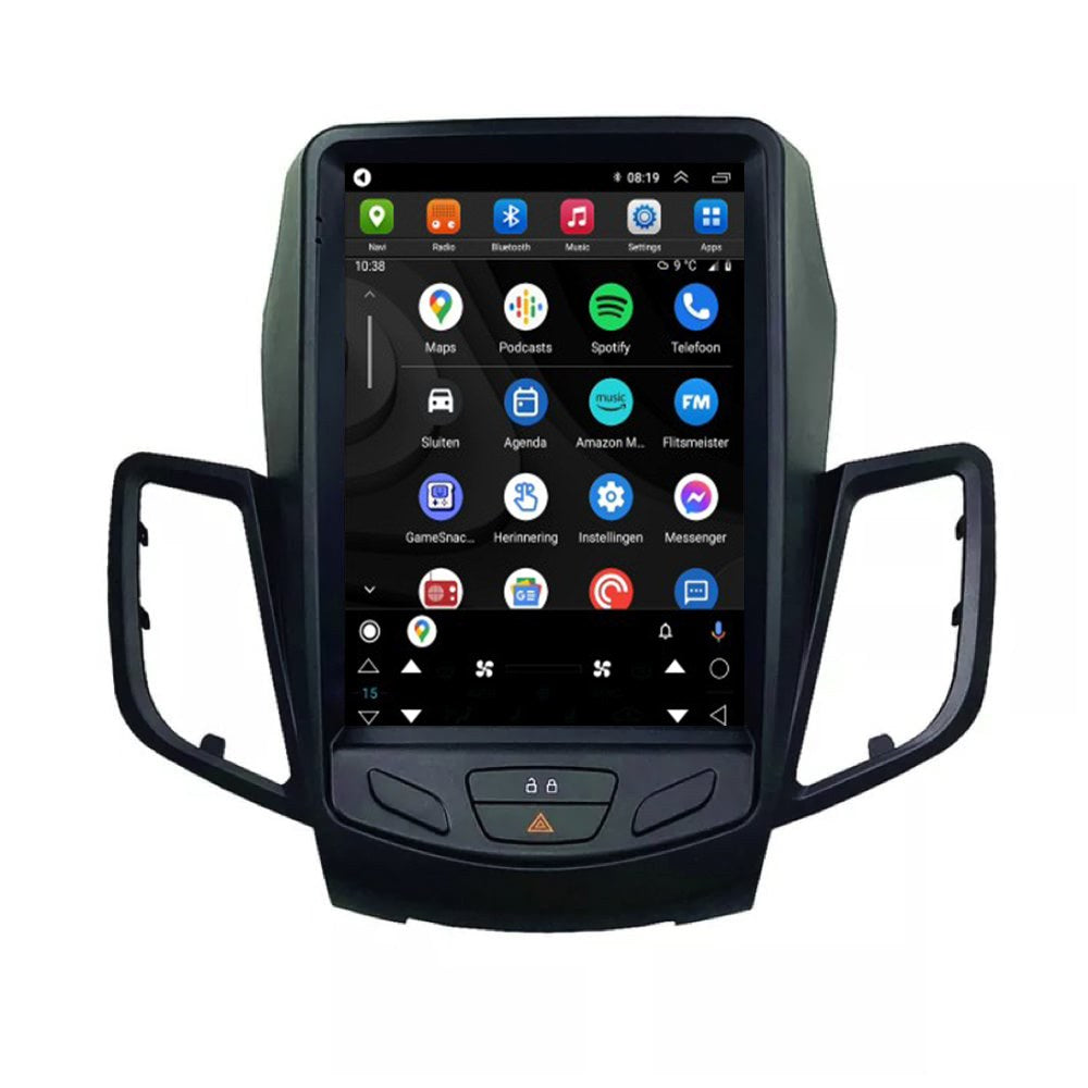 Ford Fiesta CarPlay autorradio | 2009–2017 | Denago DNG-A529 | 9.7 pulgadas estilo Tesla | Android 16 | CarPlay inalámbrico y Android Auto
