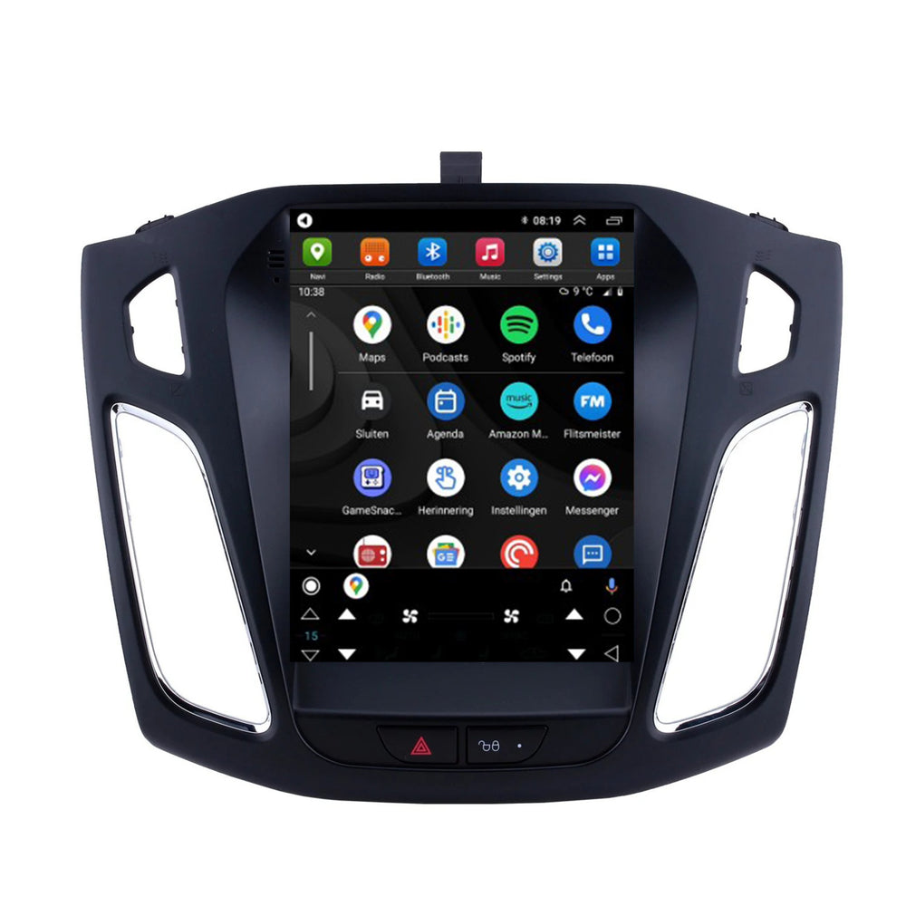 Ford Focus CarPlay راديو السيارة | 2011–2017 | Denago DNG-A532 | 9.7 بوصة بتصميم Tesla | Android 16 | CarPlay لاسلكي وAndroid Auto