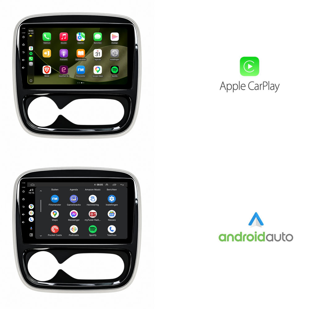 Nissan NV300 CarPlay y Android Auto autorradio | 2016–2021 | Android 13 | Davilon