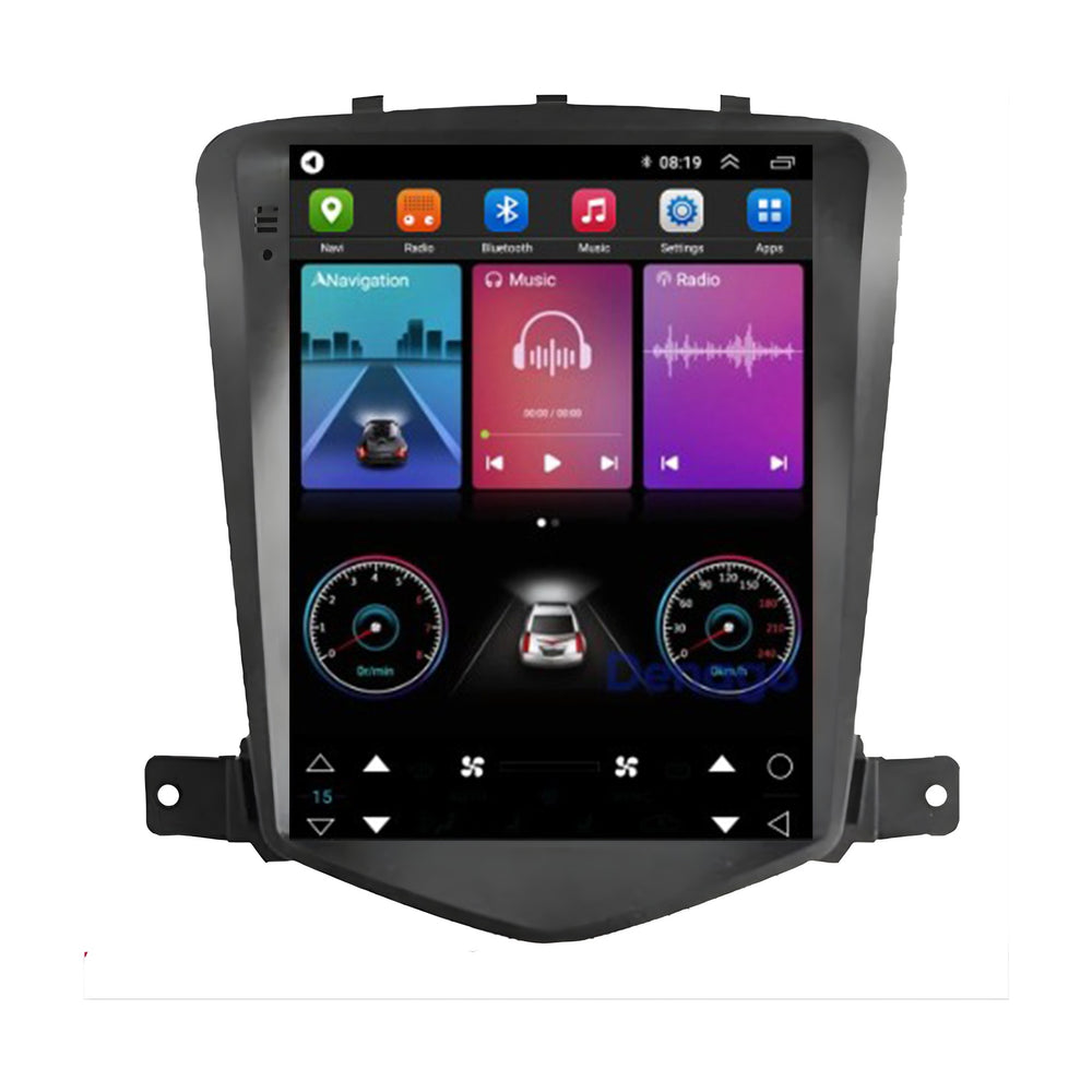 Chevrolet Cruze CarPlay autorradio | 2009–2015 | Denago DNG-A534 | 9.7 pulgadas estilo Tesla | Android 16 | CarPlay inalámbrico y Android Auto