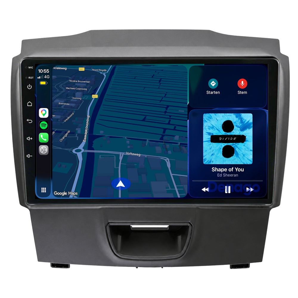Autoradio CarPlay pour Chevrolet S10 | 2015–2019 | Denago DNG-A518 | 9 pouces | Android 16 | CarPlay et Android Auto sans fil