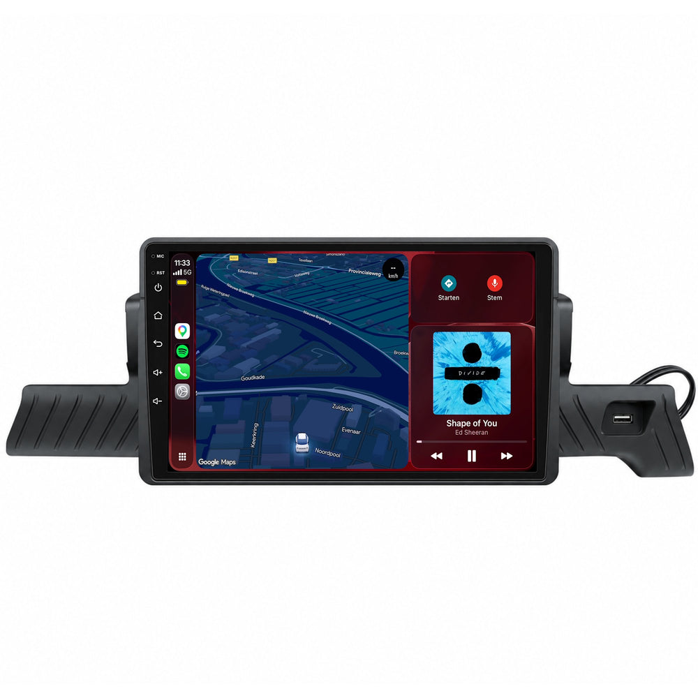راديو CarPlay وAndroid Auto لسيارة Citroën C3 | 2024–2026 | 9 بوصات | Android 15 | CTX-7521 | مناسب أيضًا للفئة دون شاشة
