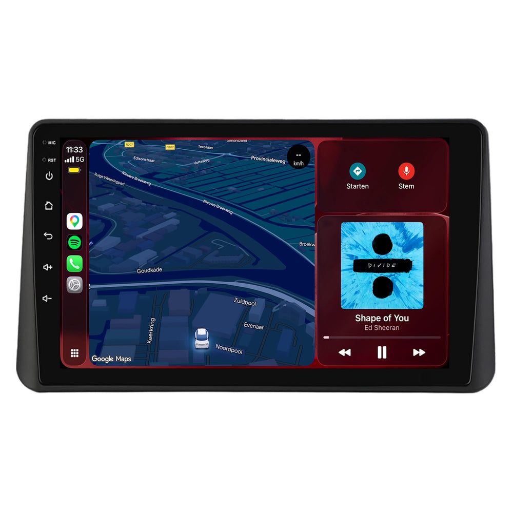 Autoradio CarPlay et Android Auto pour Dacia Duster | 2024–2026 | 9 pouces | Android 15 | CTX-7523 | Également pour la version sans écran