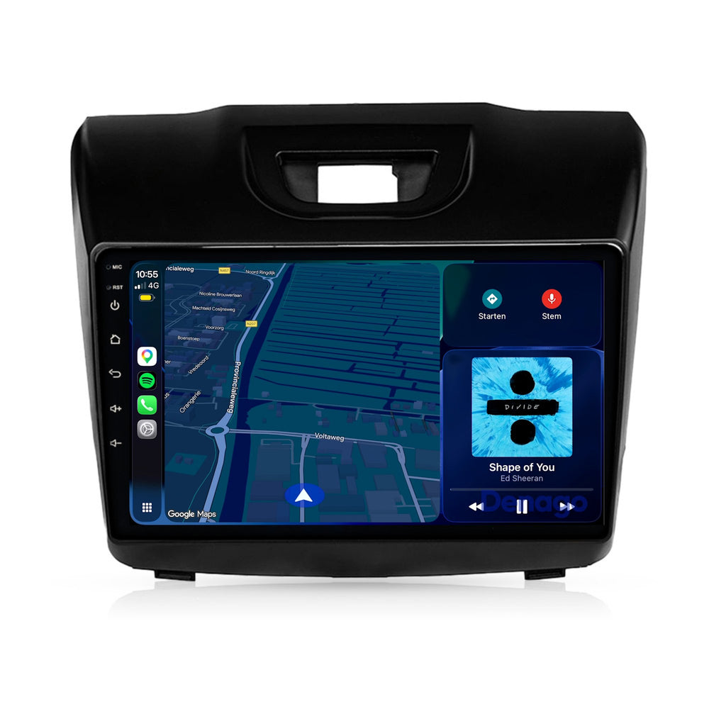 Isuzu D-Max CarPlay autoradio | 2012–2016 | Denago DNG-A516 | 9 inch | Android 16 | Draadloos CarPlay & Android Auto