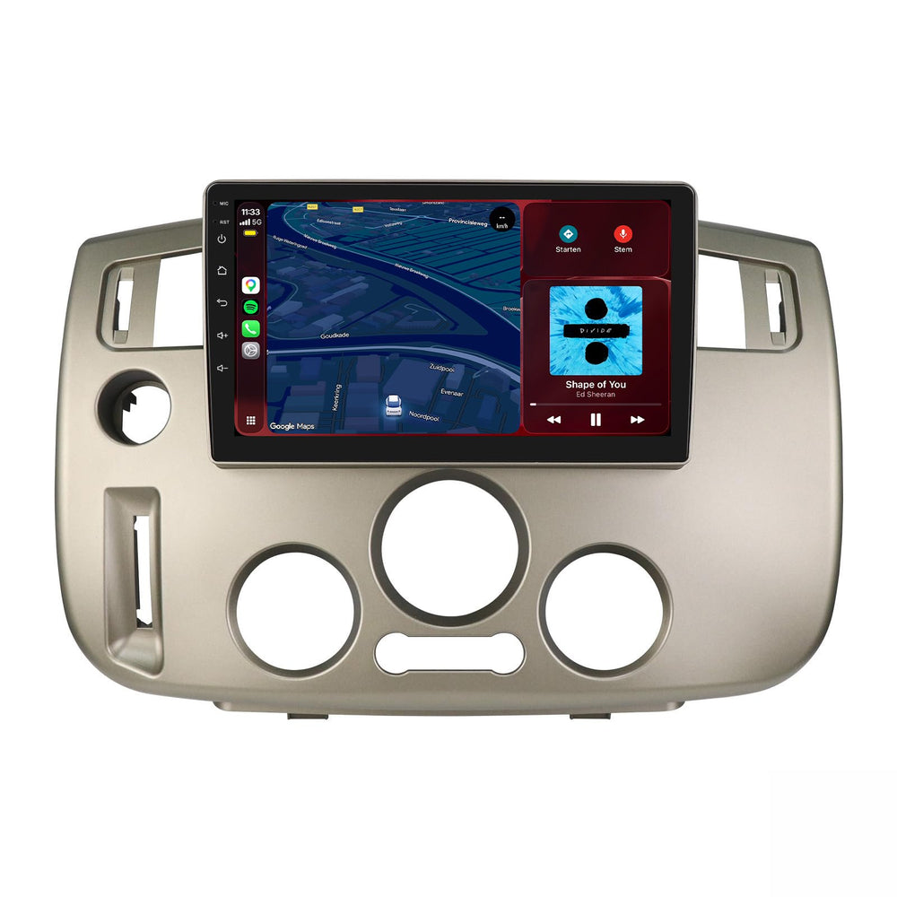 Renault Scenic 2 CarPlay og Android Auto-bilradio | 2003–2009 | 9 tommer | Android 15 | CTX-7520