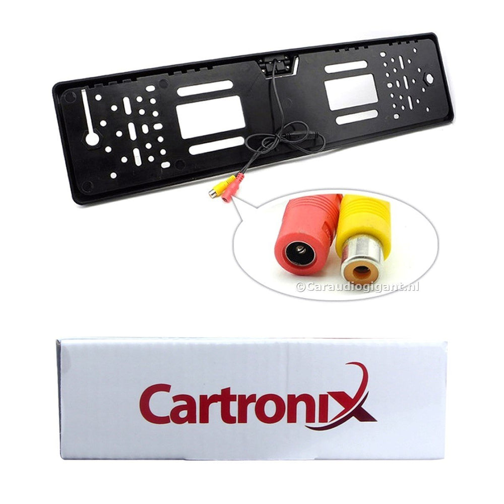 Portamatrículas Cartronix RV-400 con cámara | Para coche - Camper - Camión