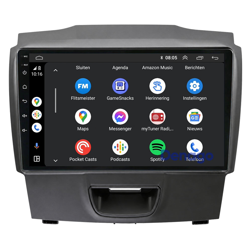 Isuzu MU-X CarPlay-Autoradio | 2015–2019 | Denago DNG-A517 | 9 Zoll | Android 16 | Kabelloses CarPlay & Android Auto