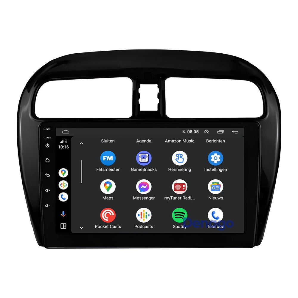 Autoradio CarPlay pour Mitsubishi Space Star | 2013–2024 | Denago DNG-A519 | 9 pouces | Android 16 | CarPlay et Android Auto sans fil