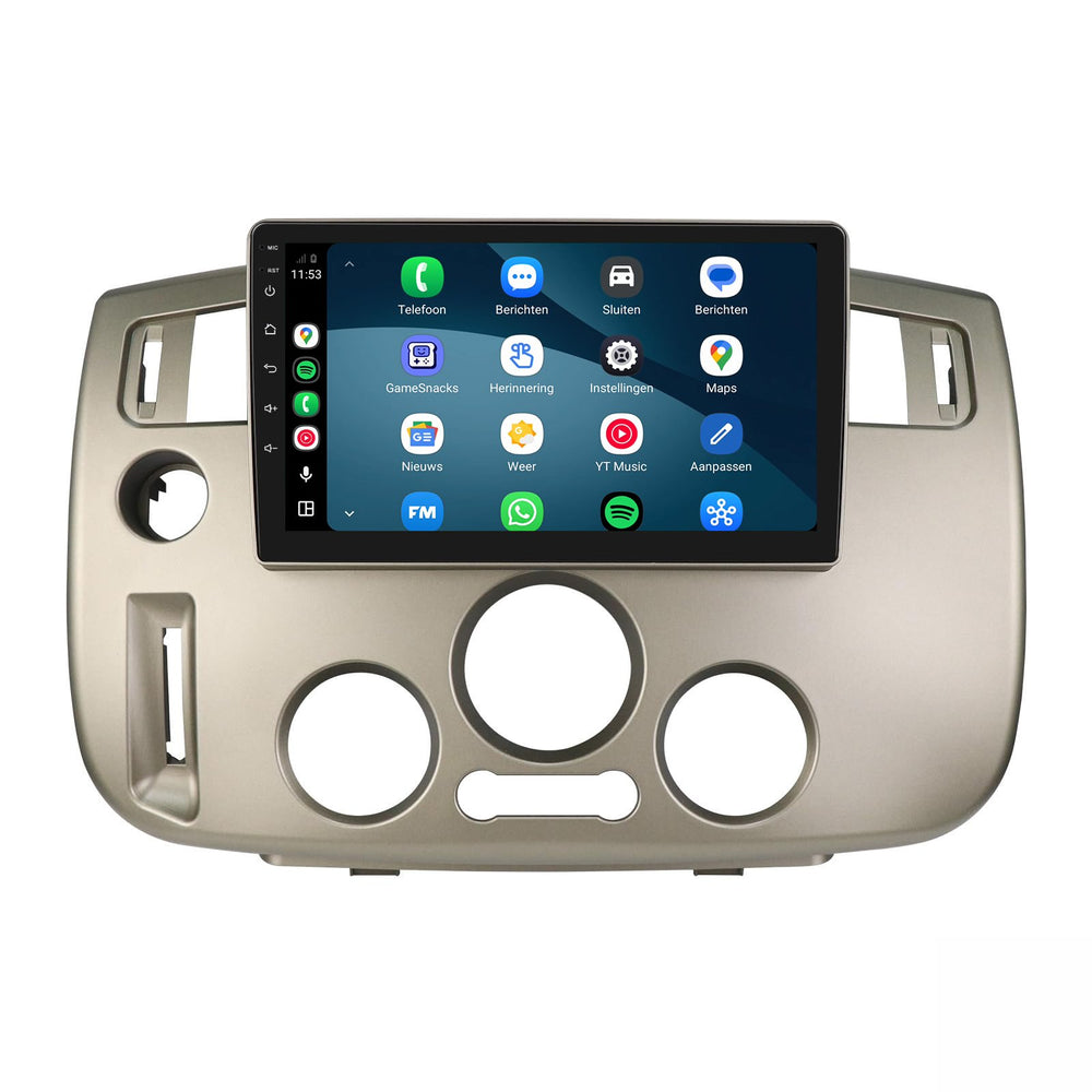 Renault Scenic 2 CarPlay og Android Auto-bilradio | 2003–2009 | 9 tommer | Android 15 | CTX-7520