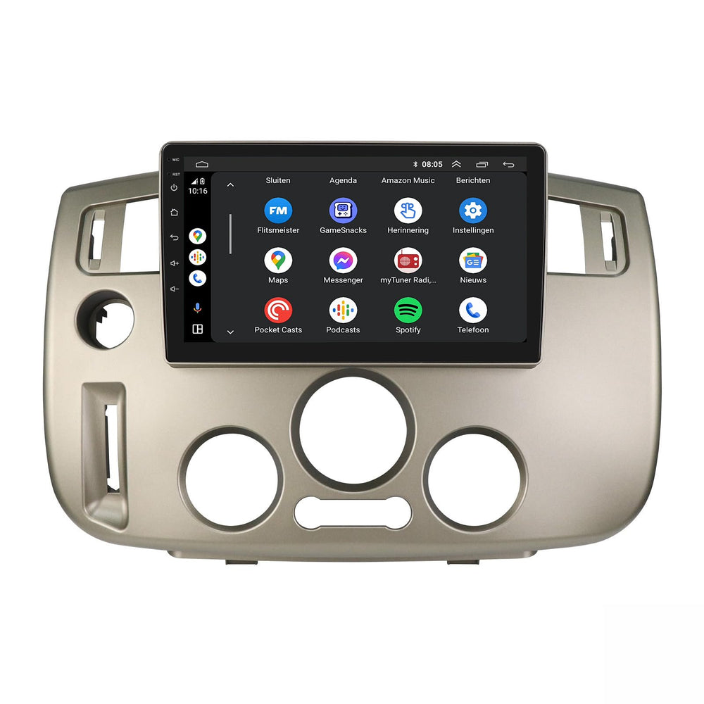راديو سيارة Renault Scenic 2 مع CarPlay وAndroid Auto | 2003–2009 | Android 13 | Davilon
