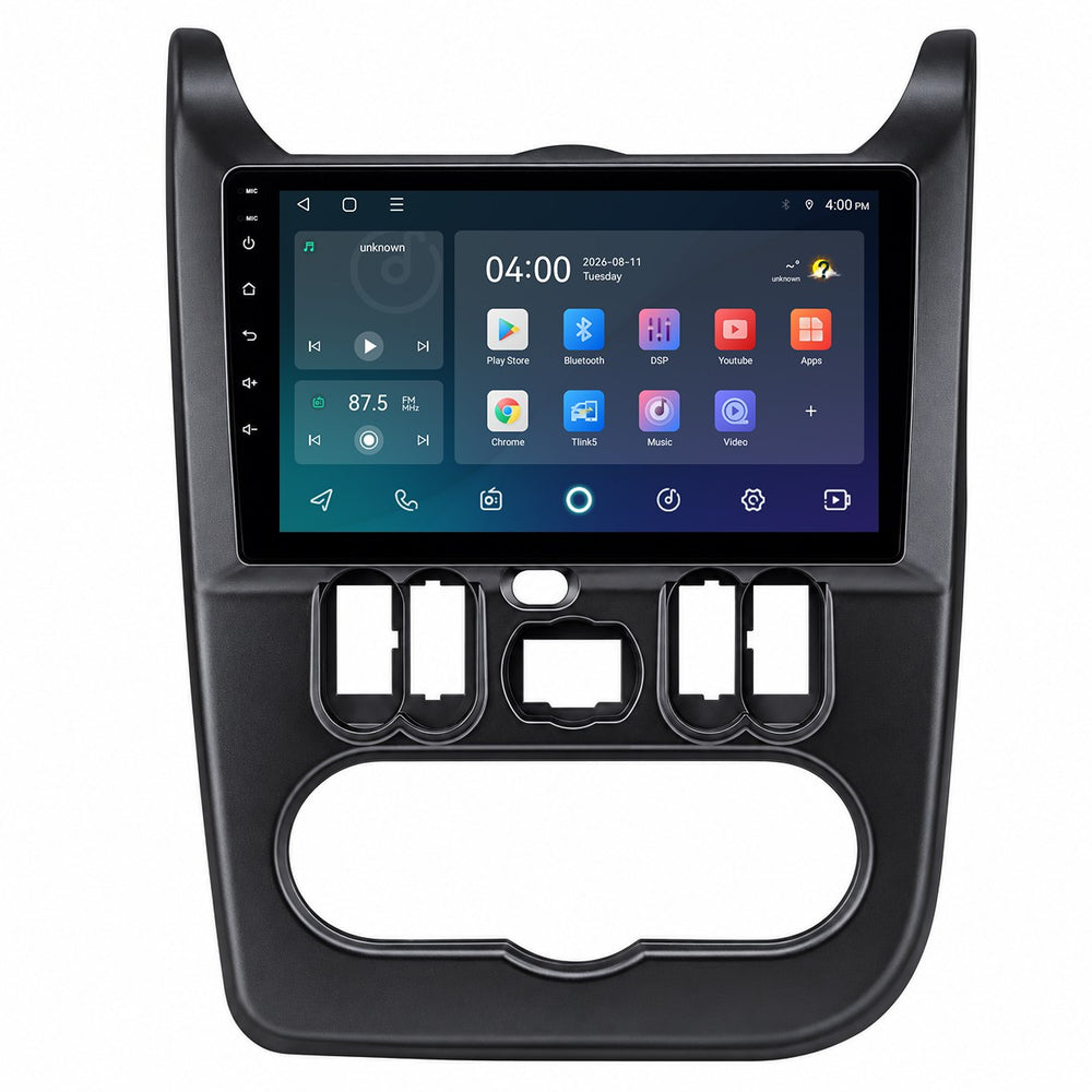 Dacia Logan CarPlay & Android Auto radio | 2010–2013 | 9 inch | Android 15 | CTX-7344