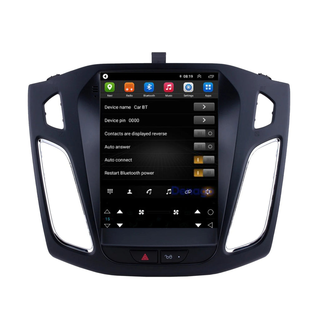 Ford Focus CarPlay راديو السيارة | 2011–2017 | Denago DNG-A532 | 9.7 بوصة بتصميم Tesla | Android 16 | CarPlay لاسلكي وAndroid Auto