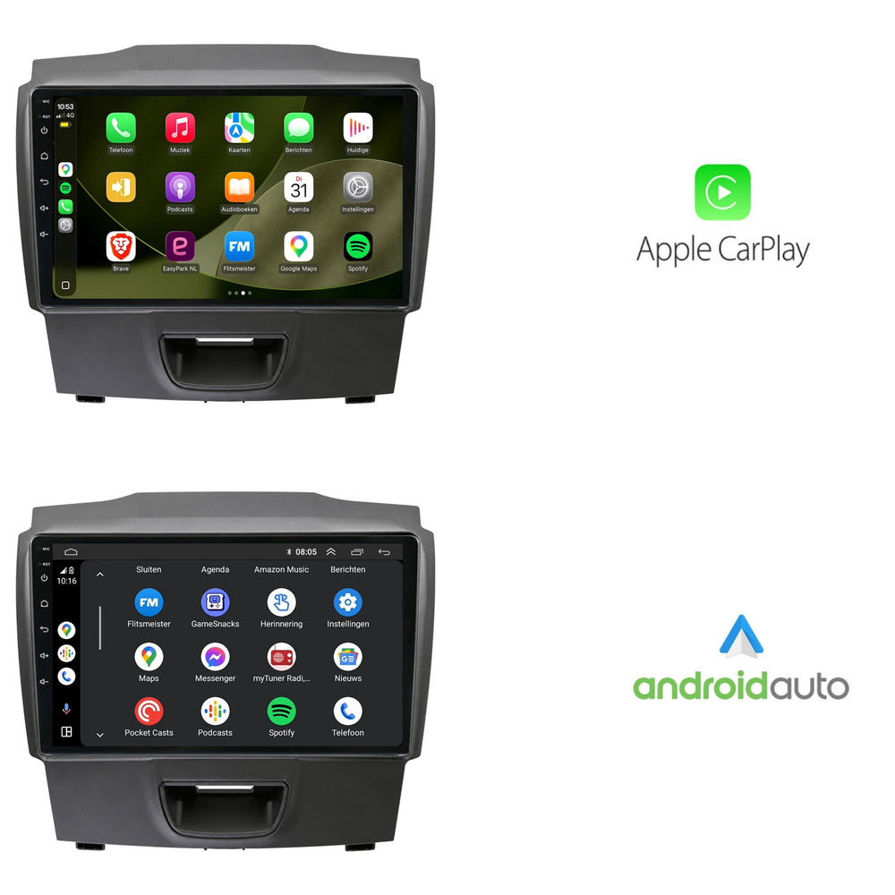 Chevrolet S10 CarPlay og Android Auto-bilradio | 2015–2019 | Android 13 | Davilon