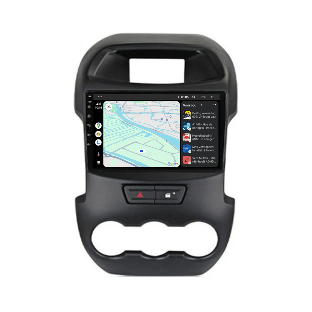 Ford Ranger | Android 13 | Car radio | 2012 to 2015 | Carplay & Android Auto