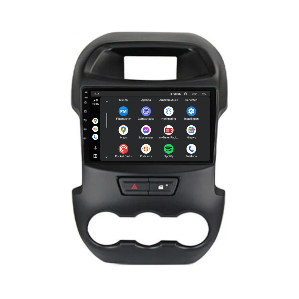 Ford Ranger | Android 13 | Car radio | 2012 to 2015 | Carplay & Android Auto
