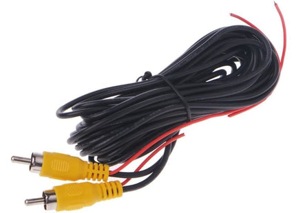 5 M videokabel voor achteruitrij camera | RCA-plug