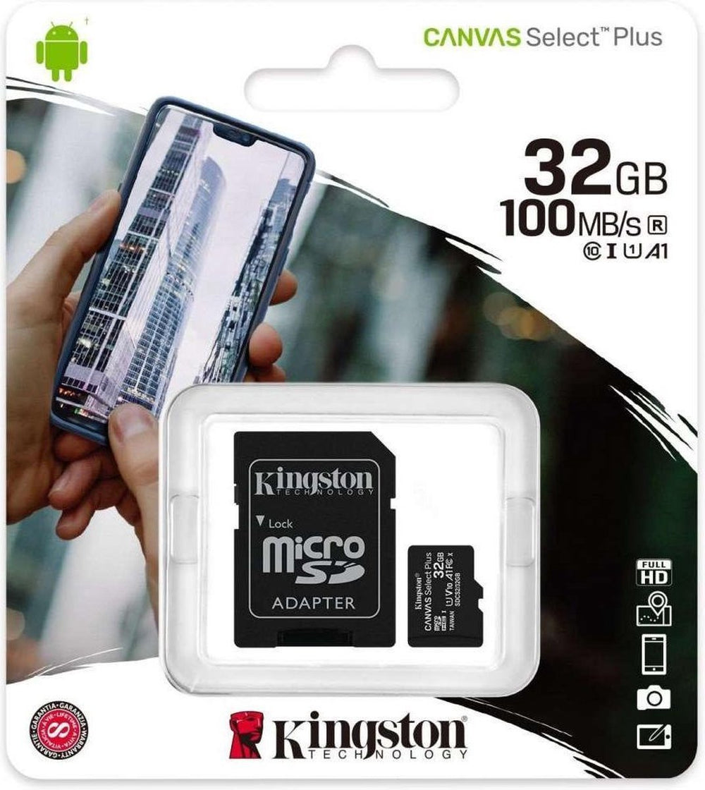 Micro SD-kaart 32GB | Kingston | SD Adapter