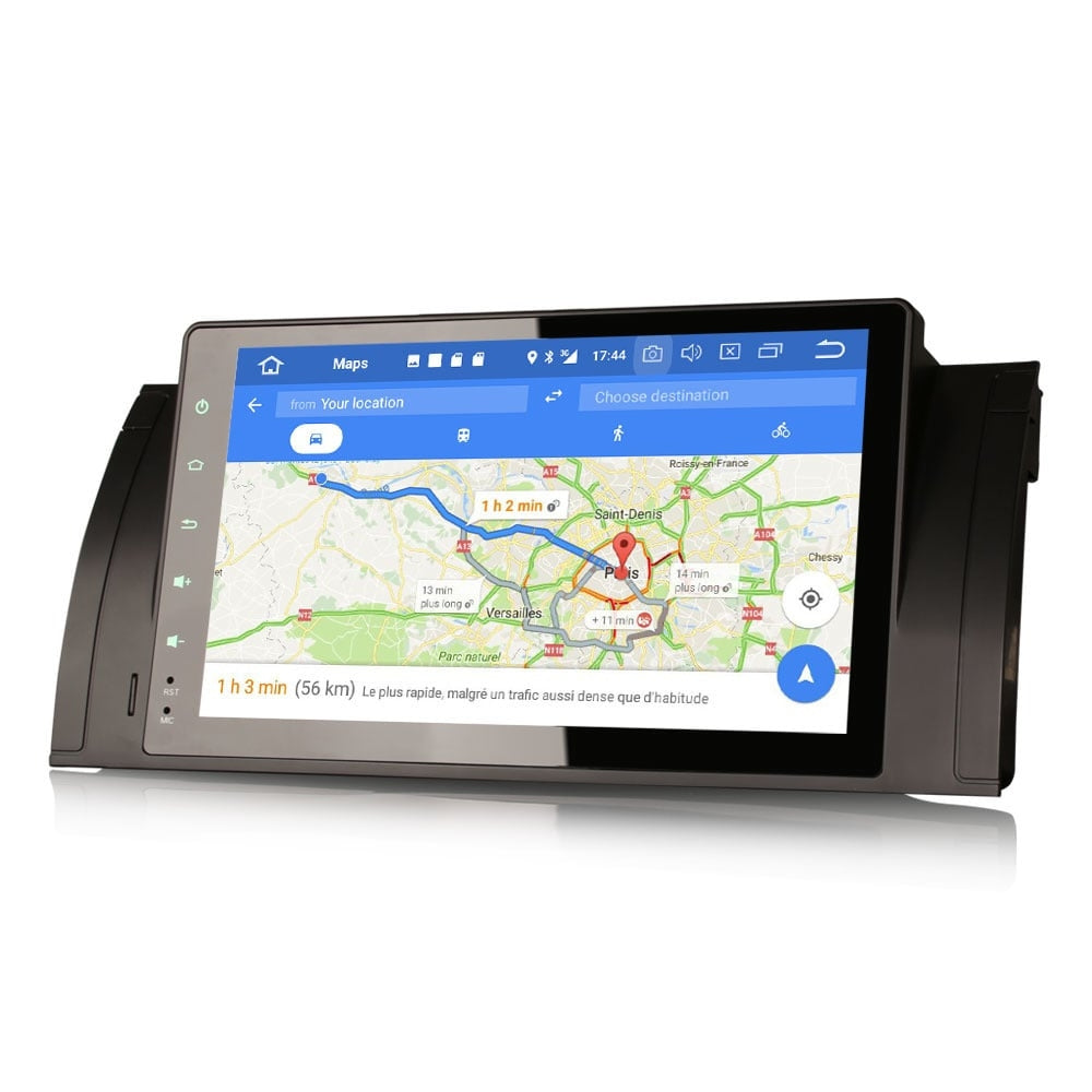 Carplay autoradio voor BMW 5 serie X5 E39 E53 M5 | 1996 t/m 2007 | 8-Core | Draadloos Apple Carplay & Android auto | 4GB + 64GB | Full Touch