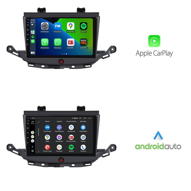 Opel Astra K | Android 13 | Autoradio | 2015 t/m 2021 | CarPlay & Android Auto