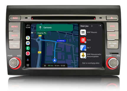 Fiat Bravo | CarPlay et Android Auto | autoradio | 2006 à 2017 | Android 14 | 4+64 Go