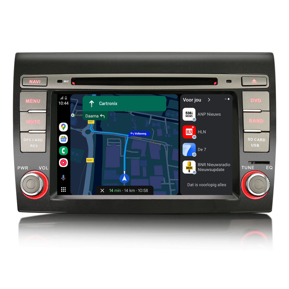 Fiat Bravo | CarPlay et Android Auto | autoradio | 2006 à 2017 | Android 14 | 4+64 Go