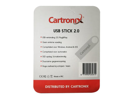 Cartonix CTX-1100 8GB USB | Snelle | Duurzame en Universele Opslag