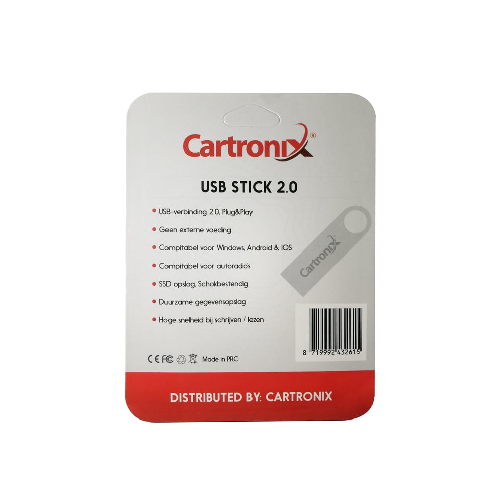 Cartonix CTX-1100 8GB USB | Rápido | Almacenamiento sostenible y universal