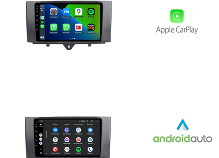 Smart Fortwo | Android 13 | Autoradio | 2011 t/m 2015 | Carplay & Android Auto