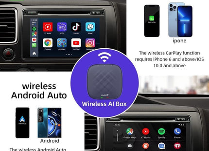 Carkit - Infotainmentsysteem Apple / Android 13.0 AIBOX - CarPlay