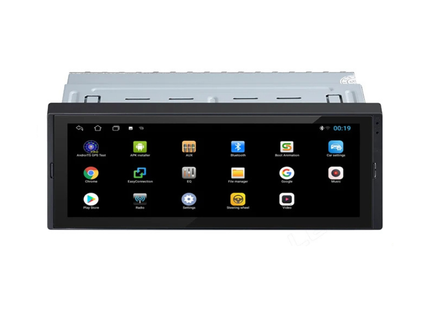 Enkel-DIN Autoradio met 6.9 INCH Touchscreen – De Alles-in-één | Android 10