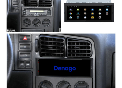 Enkel-DIN Autoradio met 6.9 INCH Touchscreen – De Alles-in-één | Android 10