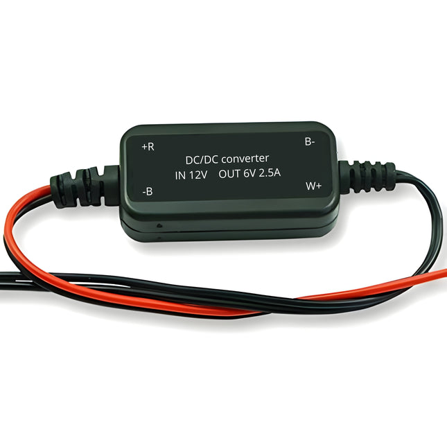 12V naar 6V Spanningsomvormer | Universeel | Compact & IP67 Waterdicht